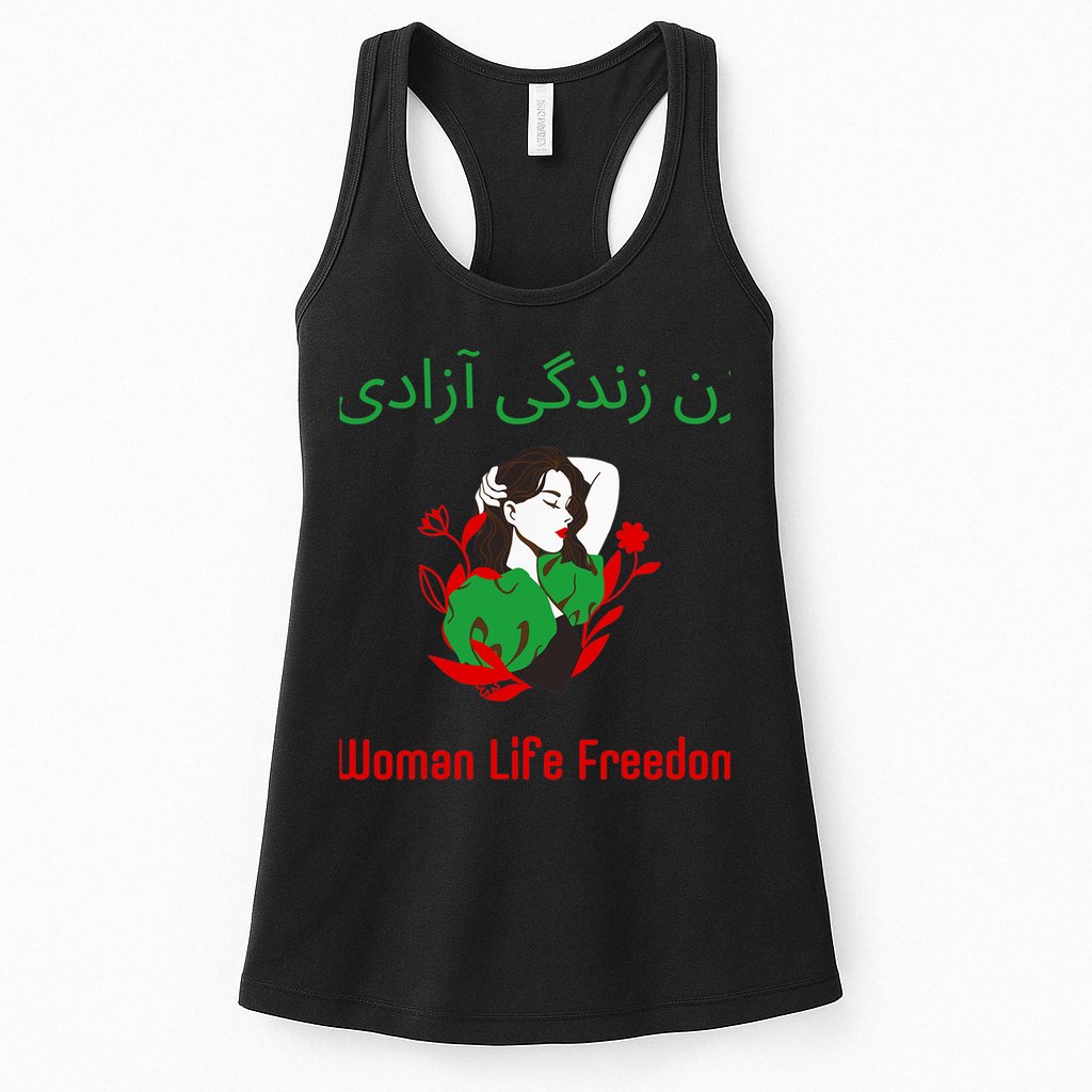 Woman Life Freedom Zan Zendegi Azadi Persian Woman Iran Womens Tank Top