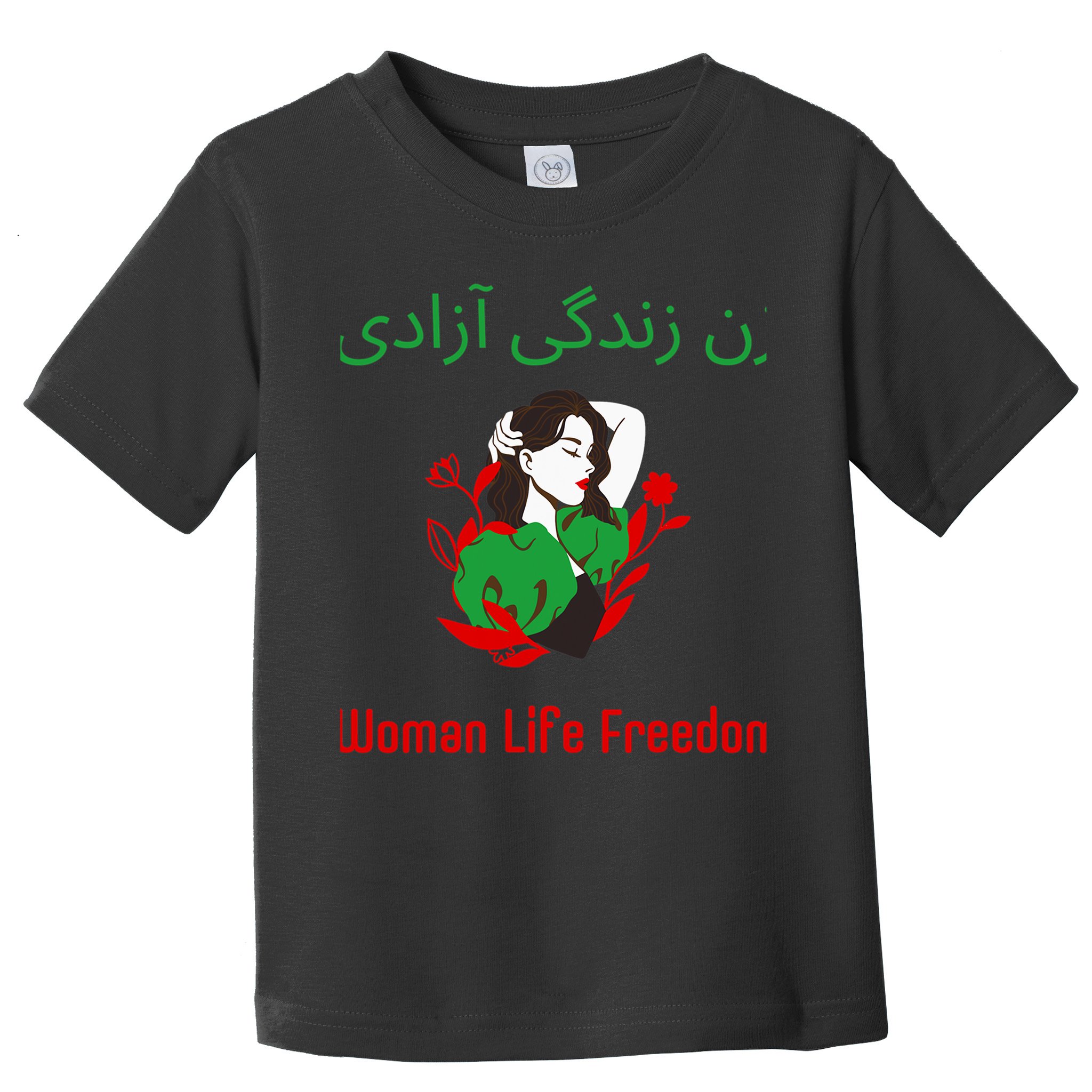 Woman Life Freedom Zan Zendegi Azadi Persian Woman Iran Toddler T-Shirt