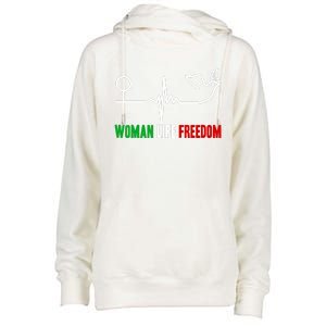 Woman Life Freedom Zan Zendegi Azadi Women Life Freedom Womens Funnel Neck Pullover Hood