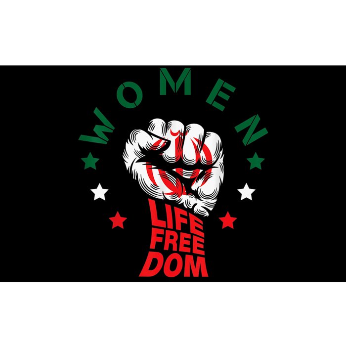 WOMEN LIFE FREEDOM Farsi Zan Zendegi Azadi With Female Fist Bumper Sticker