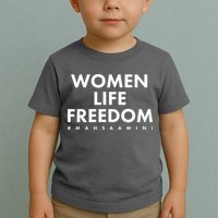 Women Life Freedom #Mahsa Amini Toddler T-Shirt