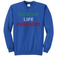 Wo Life Freedom Iran Protest Slogan Gift Sweatshirt