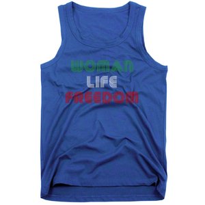 Wo Life Freedom Iran Protest Slogan Gift Tank Top