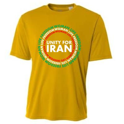 Wo Life Freedom Iran Unity For Iran Gift Cooling Performance Crew T-Shirt