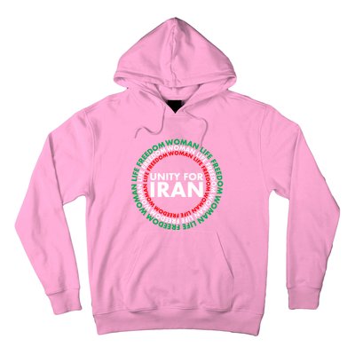 Wo Life Freedom Iran Unity For Iran Gift Hoodie