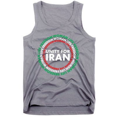 Wo Life Freedom Iran Unity For Iran Gift Tank Top