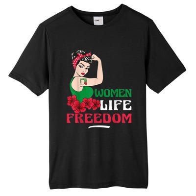 Wo Life Freedom, Support Wo Iran, Cute Iranian Wo Tall Fusion ChromaSoft Performance T-Shirt