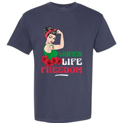 Wo Life Freedom, Support Wo Iran, Cute Iranian Wo Garment-Dyed Heavyweight T-Shirt