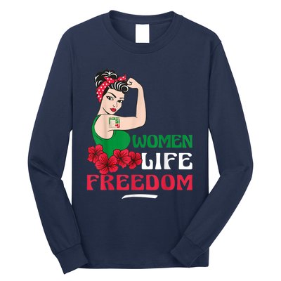 Wo Life Freedom, Support Wo Iran, Cute Iranian Wo Long Sleeve Shirt