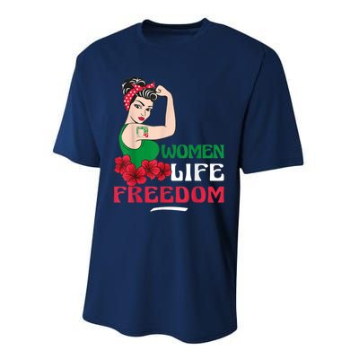 Wo Life Freedom, Support Wo Iran, Cute Iranian Wo Performance Sprint T-Shirt