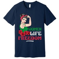 Wo Life Freedom, Support Wo Iran, Cute Iranian Wo Premium T-Shirt