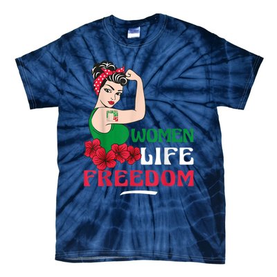 Wo Life Freedom, Support Wo Iran, Cute Iranian Wo Tie-Dye T-Shirt