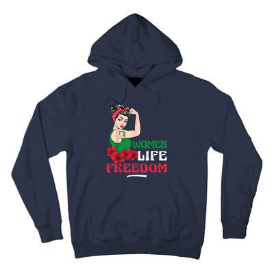 Wo Life Freedom, Support Wo Iran, Cute Iranian Wo Tall Hoodie