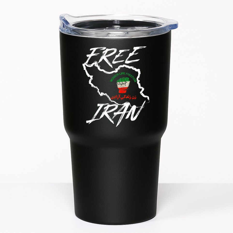 Women Life Freedom Vintage Iranian Distressed Free Iran Tumbler