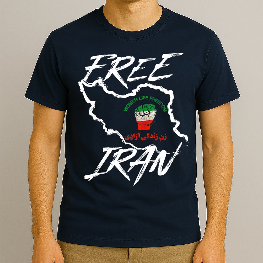 Women Life Freedom Vintage Iranian Distressed Free Iran T-Shirt