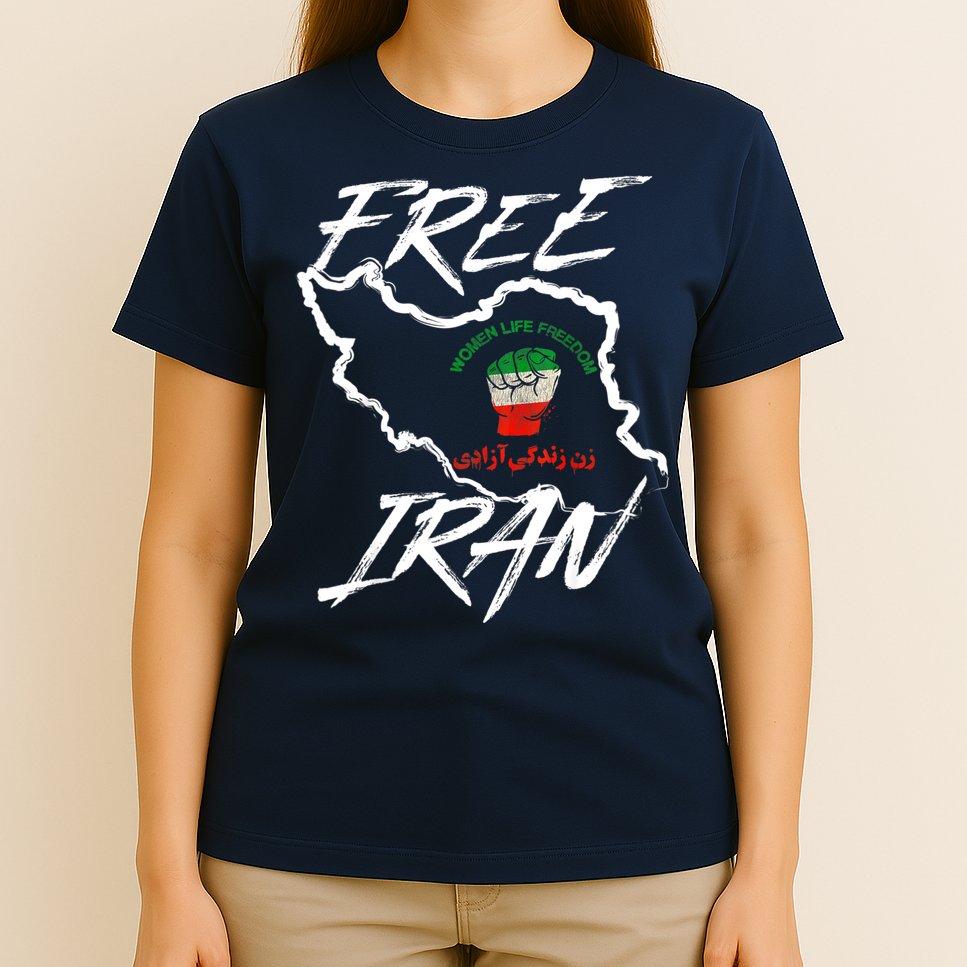 Women Life Freedom Vintage Iranian Distressed Free Iran T-Shirt