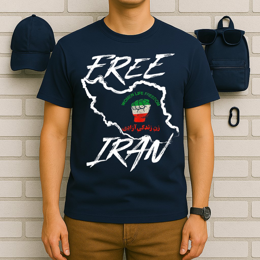 Women Life Freedom Vintage Iranian Distressed Free Iran T-Shirt