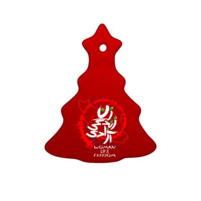 Wo Life Freedom Meaningful Gift Ceramic Tree Ornament