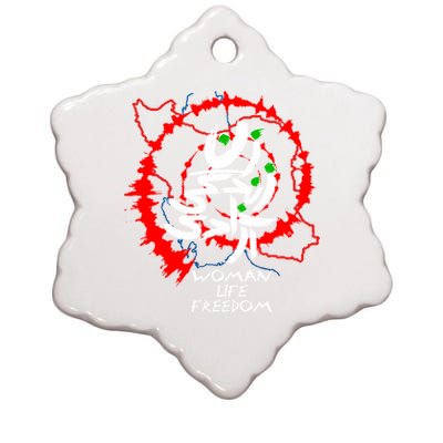 Wo Life Freedom Meaningful Gift Ceramic Star Ornament