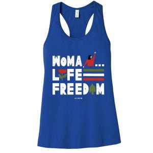 Wo Life Freedom Funny Gift Women's Racerback Tank