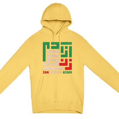 Women Life Freedom Mahsa Amini Zan Zendegi Azadi Iran Premium Pullover Hoodie