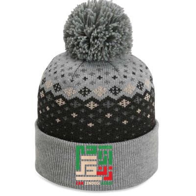 Women Life Freedom Mahsa Amini Zan Zendegi Azadi Iran The Baniff Cuffed Pom Beanie