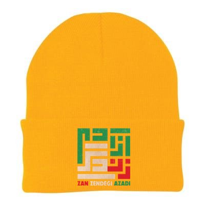 Women Life Freedom Mahsa Amini Zan Zendegi Azadi Iran Knit Cap Winter Beanie