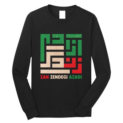 Women Life Freedom Mahsa Amini Zan Zendegi Azadi Iran Long Sleeve Shirt