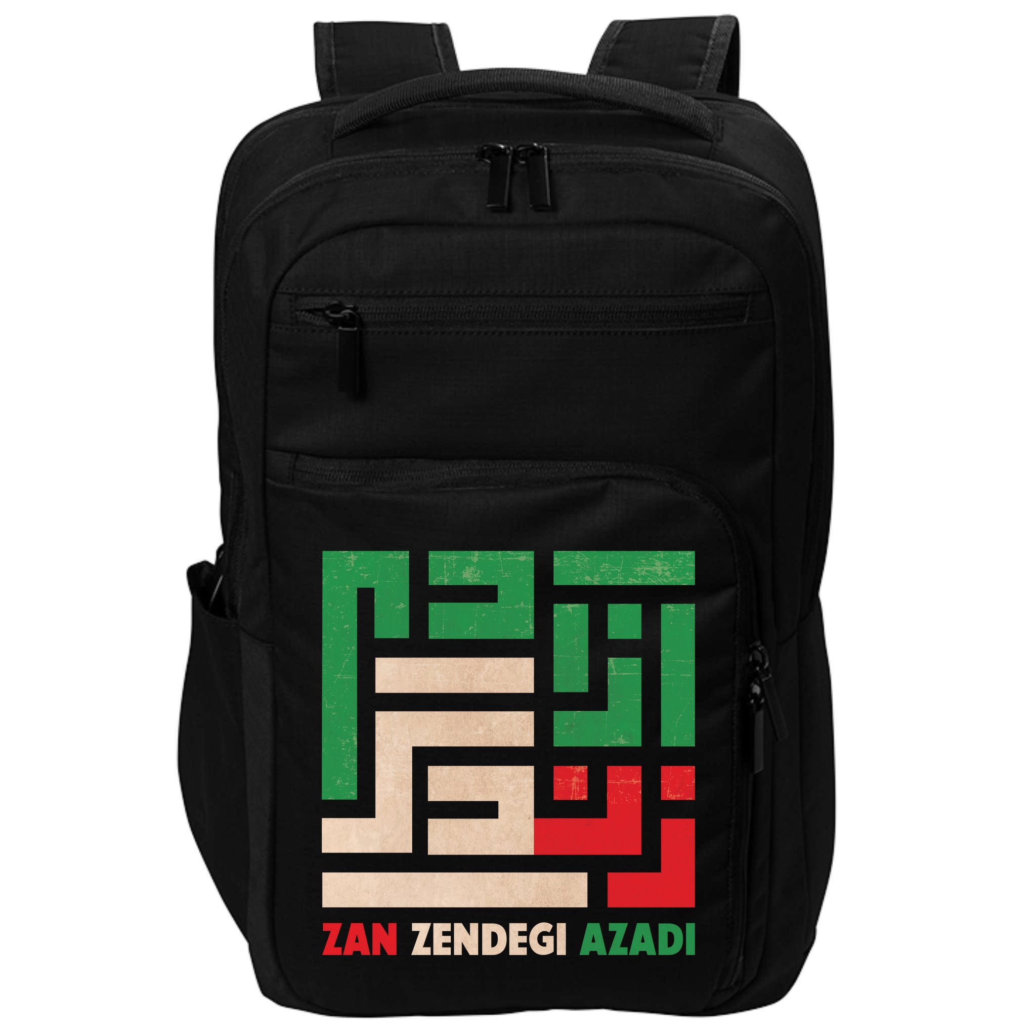 Women Life Freedom Mahsa Amini Zan Zendegi Azadi Iran Impact Tech Backpack