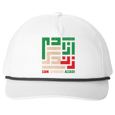 Women Life Freedom Mahsa Amini Zan Zendegi Azadi Iran Snapback Five-Panel Rope Hat