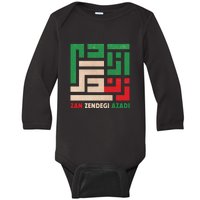 Women Life Freedom Mahsa Amini Zan Zendegi Azadi Iran Baby Long Sleeve Bodysuit