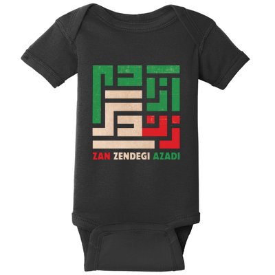 Women Life Freedom Mahsa Amini Zan Zendegi Azadi Iran Baby Bodysuit