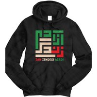 Women Life Freedom Mahsa Amini Zan Zendegi Azadi Iran Tie Dye Hoodie