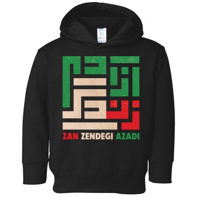 Women Life Freedom Mahsa Amini Zan Zendegi Azadi Iran Toddler Hoodie