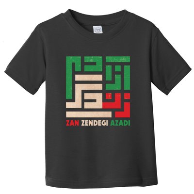 Women Life Freedom Mahsa Amini Zan Zendegi Azadi Iran Toddler T-Shirt