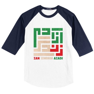 Women Life Freedom Mahsa Amini Zan Zendegi Azadi Iran Baseball Sleeve Shirt