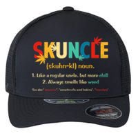 Weed Lover Fun Uncle Weed Smoker Skuncle Marijuana Cannabis Flexfit Unipanel Trucker Cap