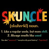 Weed Lover Fun Uncle Weed Smoker Skuncle Marijuana Cannabis T-Shirt