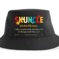 Weed Lover Fun Uncle Weed Smoker Skuncle Marijuana Cannabis Sustainable Bucket Hat