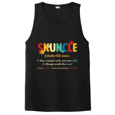 Weed Lover Fun Uncle Weed Smoker Skuncle Marijuana Cannabis PosiCharge Competitor Tank