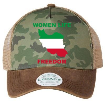 Women Life Freedom Iranian Mahsa Amini Legacy Tie Dye Trucker Hat