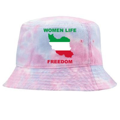 Women Life Freedom Iranian Mahsa Amini Tie-Dyed Bucket Hat