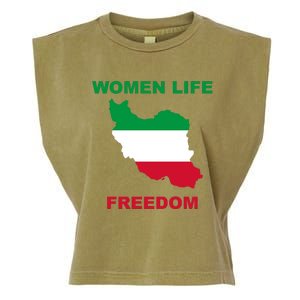 Women Life Freedom Iranian Mahsa Amini Garment-Dyed Women's Muscle Tee