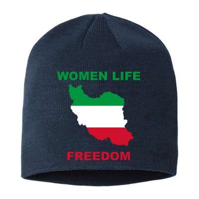 Women Life Freedom Iranian Mahsa Amini Sustainable Beanie