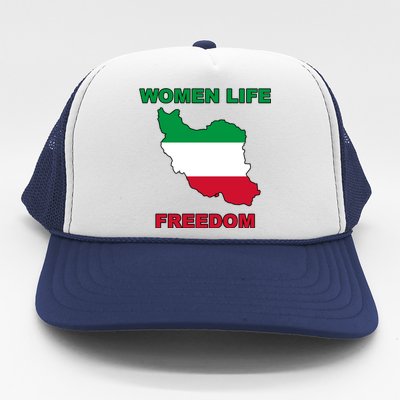 Women Life Freedom Iranian Mahsa Amini Trucker Hat