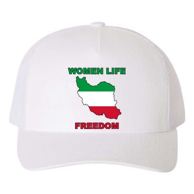 Women Life Freedom Iranian Mahsa Amini Yupoong Adult 5-Panel Trucker Hat