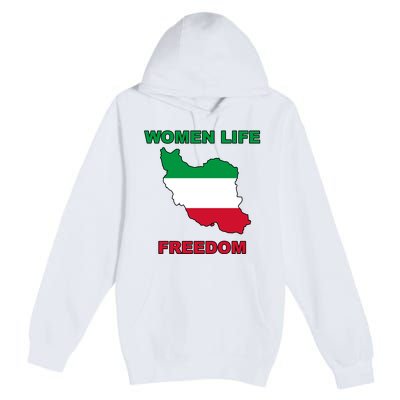 Women Life Freedom Iranian Mahsa Amini Premium Pullover Hoodie