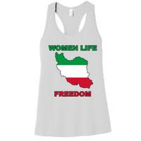 Women Life Freedom Iranian Mahsa Amini Women's Racerback Tank