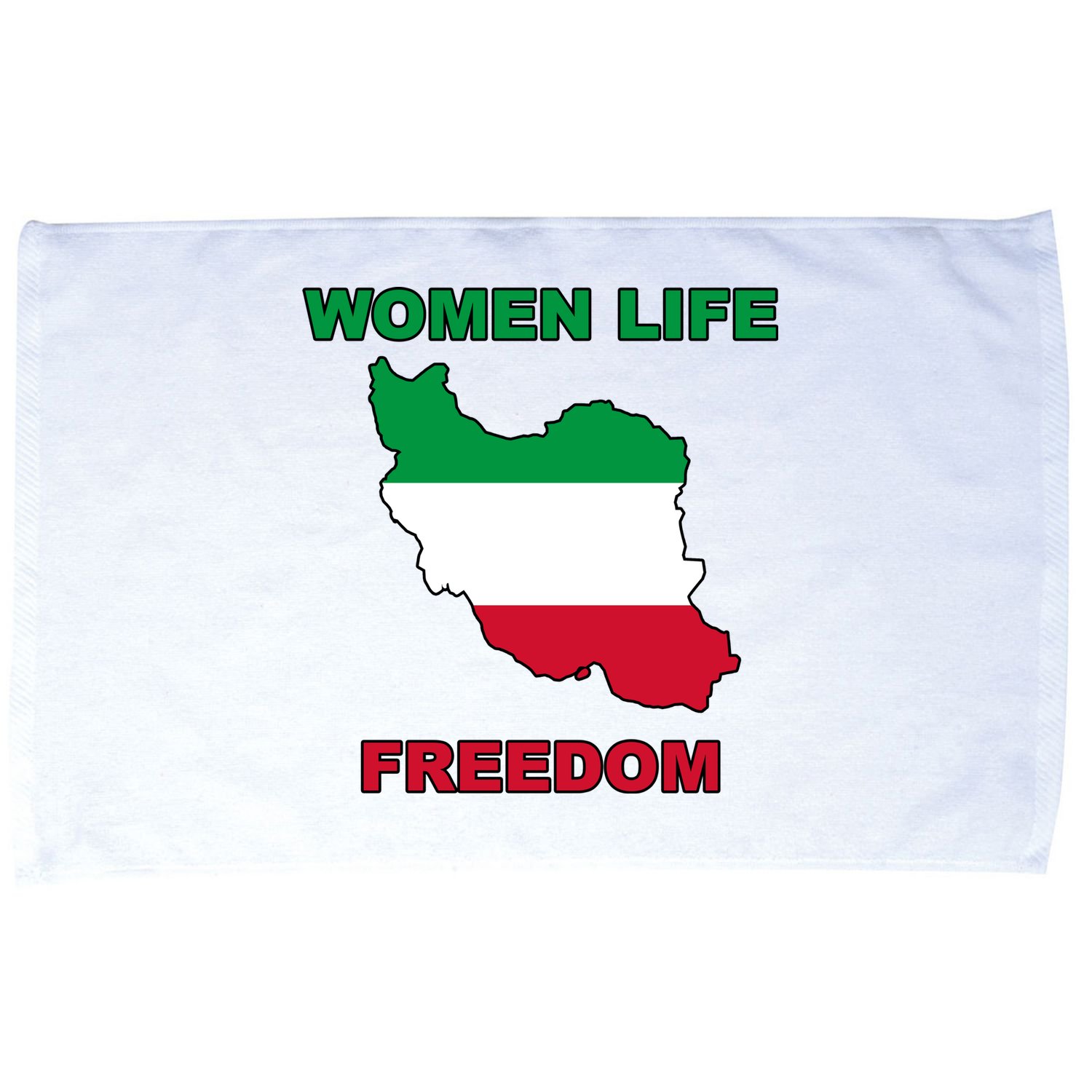 Women Life Freedom Iranian Mahsa Amini Microfiber Hand Towel