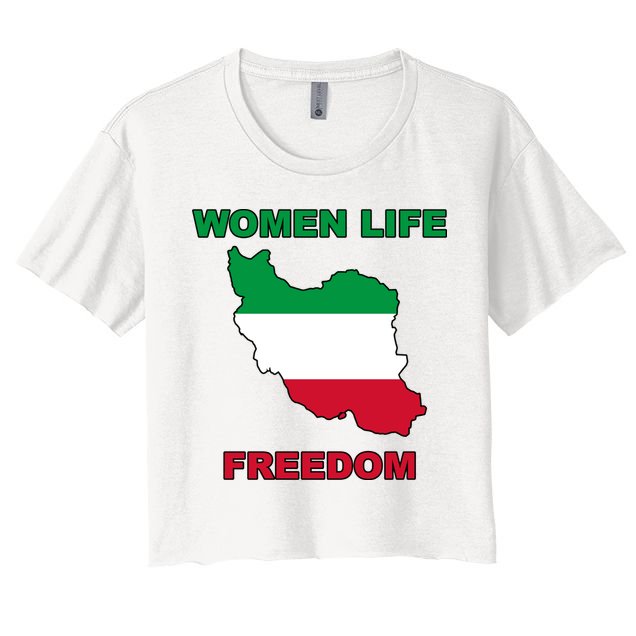 Women Life Freedom Iranian Mahsa Amini Crop Top
